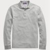 Grey Men’s Ralph Lauren Custom Slim Fit Pique Polo Shirts Grey Men’s Ralph Lauren Custom Slim Fit Pique Polo Shirts