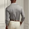 Grey Men’s Ralph Lauren Custom Slim Fit Pique Polo Shirts Grey Men’s Ralph Lauren Custom Slim Fit Pique Polo Shirts