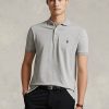 Grey Men’s Ralph Lauren Custom Slim Fit Stretch Mesh Polo Shirts