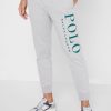 Grey Men’s Ralph Lauren Logo Cuffed Sweatpants Grey Men’s Ralph Lauren Logo Cuffed Sweatpants