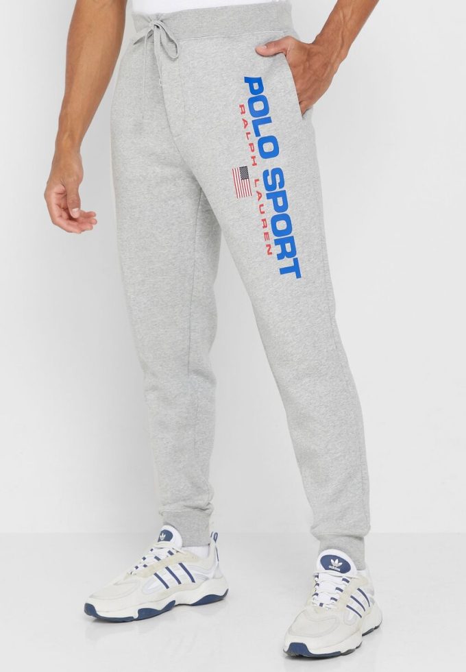 Grey Men’s Ralph Lauren Logo Sweatpants
