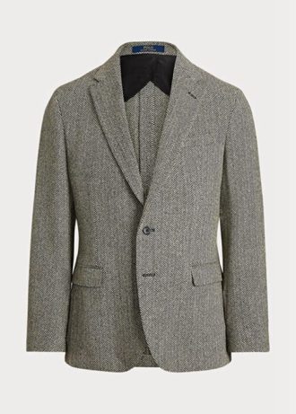 Grey Men’s Ralph Lauren Polo Soft Herringbone Sport Blazers