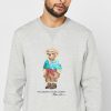 Grey Men’s Ralph Lauren Printed Polo Bear Sweatshirt