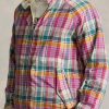 Grey Men’s Ralph Lauren Reversible Madras-Twill Jackets