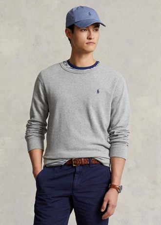 Grey Men’s Ralph Lauren Spa Terry   Sweatshirt