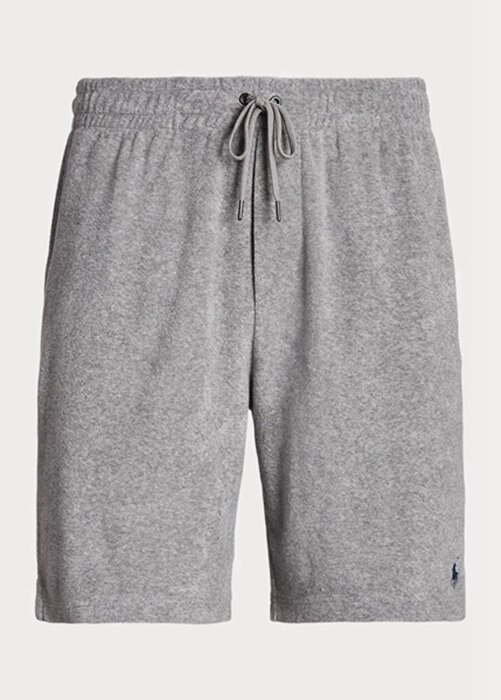 Grey Men’s Ralph Lauren Terry Drawstring Shorts Grey Men’s Ralph Lauren Terry Drawstring Shorts