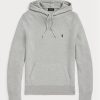 Grey Men’s Ralph Lauren Textured Cotton Hooded Jumper  Sweaters