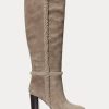 Grey Women’s Ralph Lauren Aubri Suede Boots