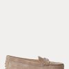 Grey Women’s Ralph Lauren Barnsbury Suede Loafers