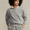 Grey Women’s Ralph Lauren Fleece Pullover Sweatshirts Grey Women’s Ralph Lauren Fleece Pullover Sweatshirts