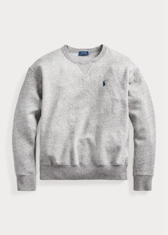 Grey Women’s Ralph Lauren Fleece Pullover Sweatshirts