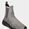 Grey Women’s Ralph Lauren Slip-On Suede Sock Sneakers Grey Women’s Ralph Lauren Slip-On Suede Sock Sneakers