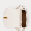 Ivory Women’s Ralph Lauren Polo ID Quilted Leather Saddle Bags