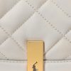 Ivory Women’s Ralph Lauren Polo ID Quilted Leather Saddle Bags