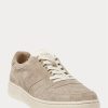 Khaki Men’s Ralph Lauren Court Suede Low-Top Sneakers Khaki Men’s Ralph Lauren Court Suede Low-Top Sneakers