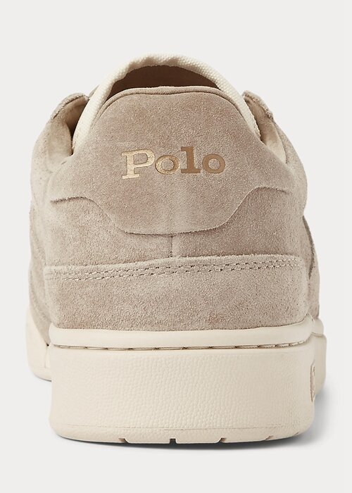 Khaki Men’s Ralph Lauren Court Suede Low-Top Sneakers Khaki Men’s Ralph Lauren Court Suede Low-Top Sneakers