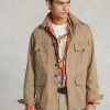 Khaki Men’s Ralph Lauren Dobby Utility Overshirt Jackets Khaki Men’s Ralph Lauren Dobby Utility Overshirt Jackets