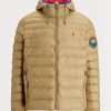 Khaki Men’s Ralph Lauren Packable Water-repellent   Jackets