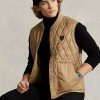 Khaki Men’s Ralph Lauren Water-Repellent Quilted Vest Khaki Men’s Ralph Lauren Water-Repellent Quilted Vest