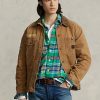 Khaki Men’s Ralph Lauren Wool-Lined Field Jackets Khaki Men’s Ralph Lauren Wool-Lined Field Jackets