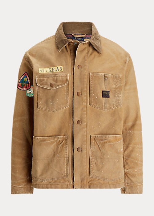 Khaki Men’s Ralph Lauren Wool-Lined Field Jackets Khaki Men’s Ralph Lauren Wool-Lined Field Jackets