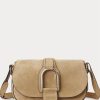 Khaki Women’s Ralph Lauren Calf-Suede Welington Crossbody Bags Khaki Women’s Ralph Lauren Calf-Suede Welington Crossbody Bags