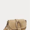 Khaki Women’s Ralph Lauren Calf-Suede Welington Crossbody Bags Khaki Women’s Ralph Lauren Calf-Suede Welington Crossbody Bags