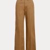 Khaki Women’s Ralph Lauren Chino Wide-Leg Pants