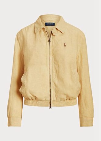 Khaki Women’s Ralph Lauren Linen   Windbreaker