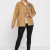 Khaki Women’s Ralph Lauren Pocket Detail Button Down Shirts