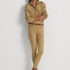Khaki Women’s Ralph Lauren Suede High-Rise Skinny Ankle Pants Khaki Women’s Ralph Lauren Suede High-Rise Skinny Ankle Pants