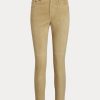 Khaki Women’s Ralph Lauren Suede High-Rise Skinny Ankle Pants Khaki Women’s Ralph Lauren Suede High-Rise Skinny Ankle Pants