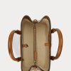Lauren Tan Women’s Ralph Lauren Leather Small Marcy Satchel Bags