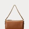 Lauren Tan Women’s Ralph Lauren Nappa Leather Small Emelia Shoulder Bags
