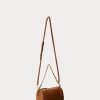 Lauren Tan Women’s Ralph Lauren Nappa Leather Small Emelia Shoulder Bags