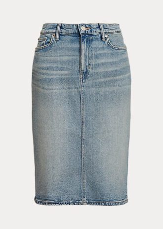 Light Blue Women’s Ralph Lauren Denim Skirts