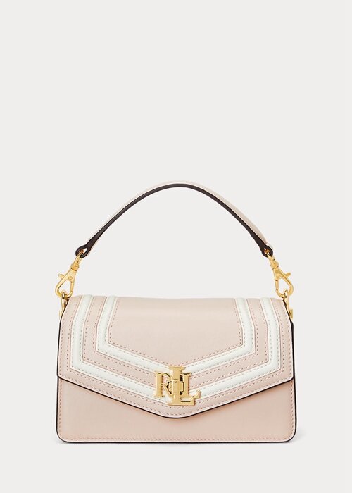 Light Pink/Vanilla Women’s Ralph Lauren Nappa Leather Small Tayler Crossbody Bags Light Pink/Vanilla Women’s Ralph Lauren Nappa Leather Small Tayler Crossbody Bags