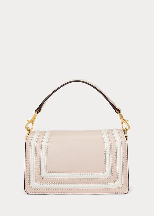 Light Pink/Vanilla Women’s Ralph Lauren Nappa Leather Small Tayler Crossbody Bags Light Pink/Vanilla Women’s Ralph Lauren Nappa Leather Small Tayler Crossbody Bags