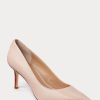 Light Pink Women’s Ralph Lauren Lanette Nappa Leather Heels Light Pink Women’s Ralph Lauren Lanette Nappa Leather Heels