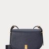 Midnight Navy Women’s Ralph Lauren Polo ID Leather Saddle Bags Midnight Navy Women’s Ralph Lauren Polo ID Leather Saddle Bags