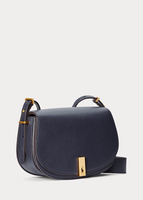 Midnight Navy Women’s Ralph Lauren Polo ID Leather Saddle Bags Midnight Navy Women’s Ralph Lauren Polo ID Leather Saddle Bags