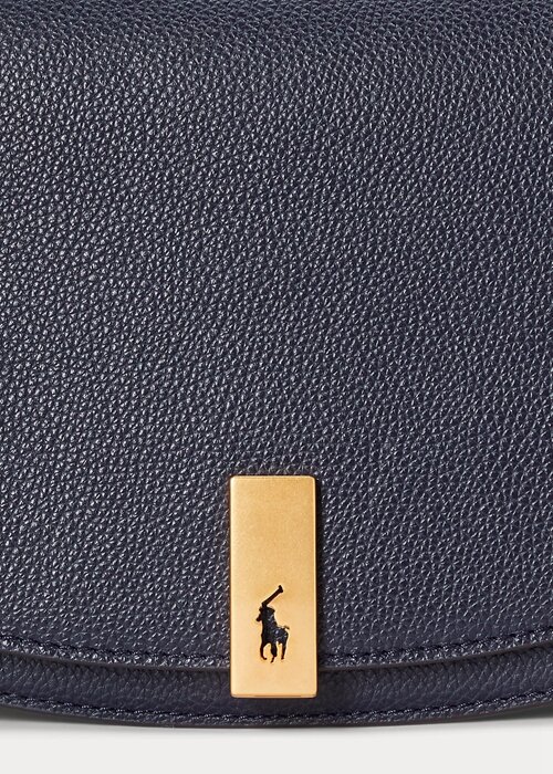 Midnight Navy Women’s Ralph Lauren Polo ID Leather Saddle Bags Midnight Navy Women’s Ralph Lauren Polo ID Leather Saddle Bags