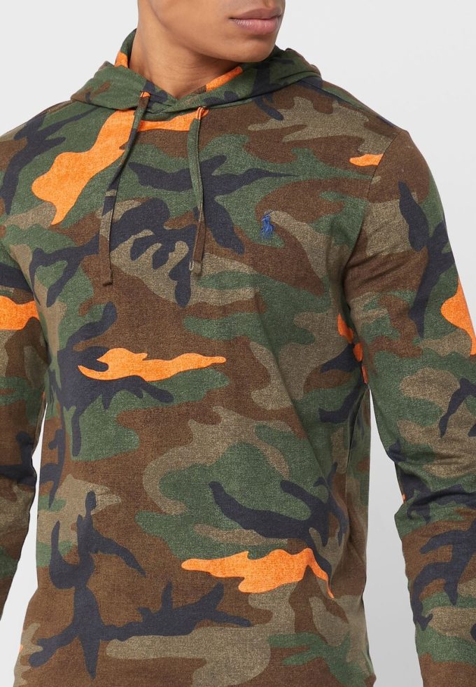 Multicolor Men’s Ralph Lauren Camo Hoodie