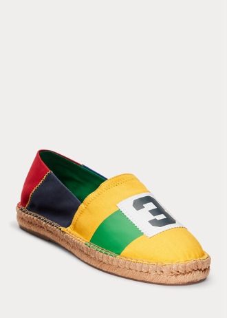 Multicolor Men’s Ralph Lauren Cevio CP-93 Color-Blocked Espadrille