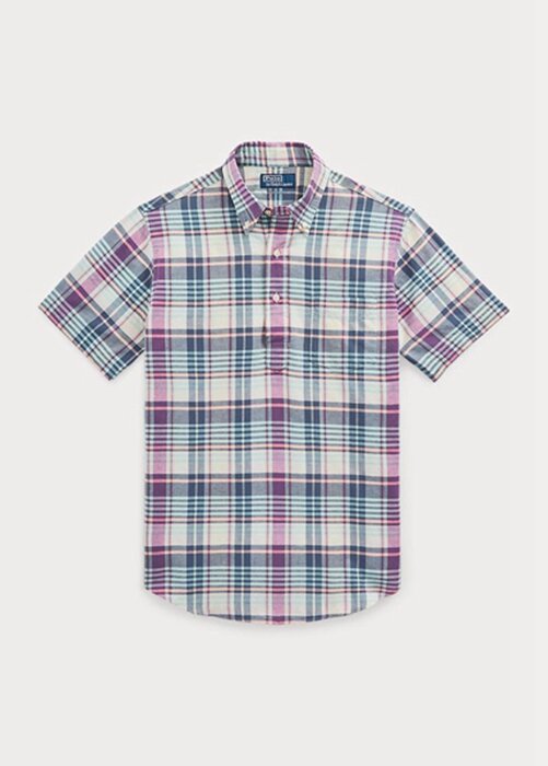 Multicolor Men’s Ralph Lauren Classic Fit Madras Popover Shirts Multicolor Men’s Ralph Lauren Classic Fit Madras Popover Shirts