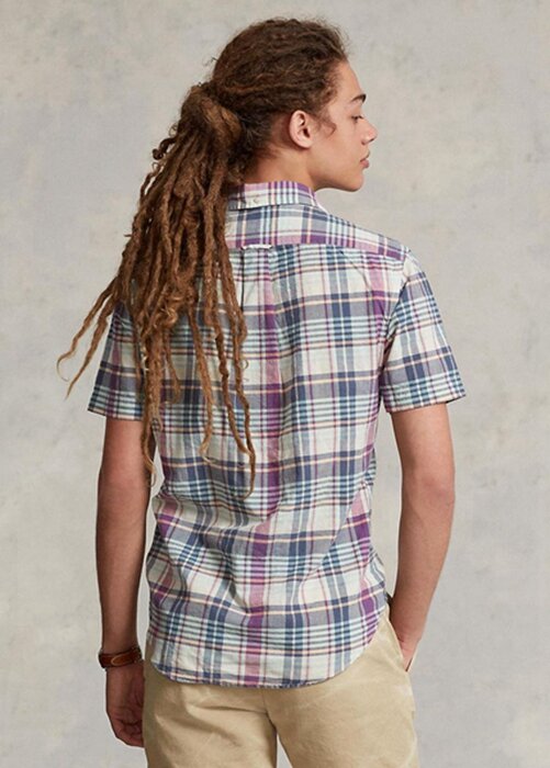 Multicolor Men’s Ralph Lauren Classic Fit Madras Popover Shirts Multicolor Men’s Ralph Lauren Classic Fit Madras Popover Shirts