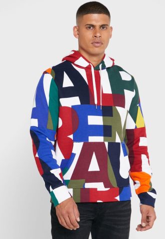 Multicolor Men’s Ralph Lauren Color Block Hoodie Multicolor Men’s Ralph Lauren Color Block Hoodie