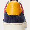 Multicolor Men’s Ralph Lauren Court Corduroy Low-Top Sneakers