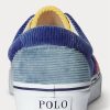 Multicolor Men’s Ralph Lauren Keaton Color-Blocked Corduroy Sneakers