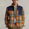 Multicolor Men’s Ralph Lauren Plaid Flannel Hybrid Overshirt Shirts Multicolor Men’s Ralph Lauren Plaid Flannel Hybrid Overshirt Shirts